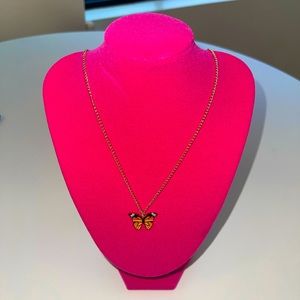 Monarch Butterfly Pendant Necklace